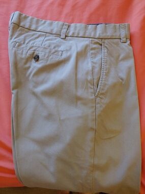 Full-cut All Cotton Khaki Slacks
